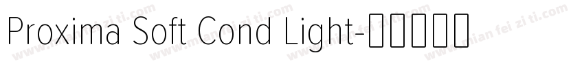 Proxima Soft Cond Light字体转换